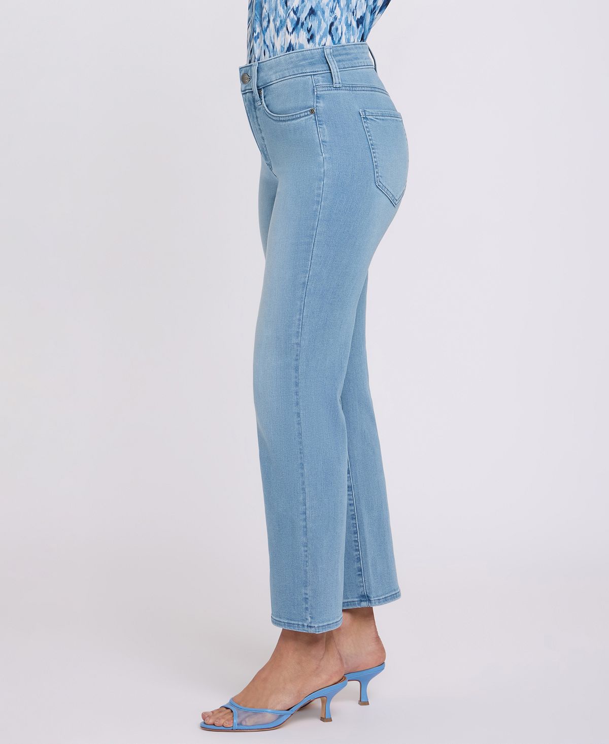 NYDJ Women's Marilyn Straight Ankle Jeans view 3 — MAYCSS fashion products