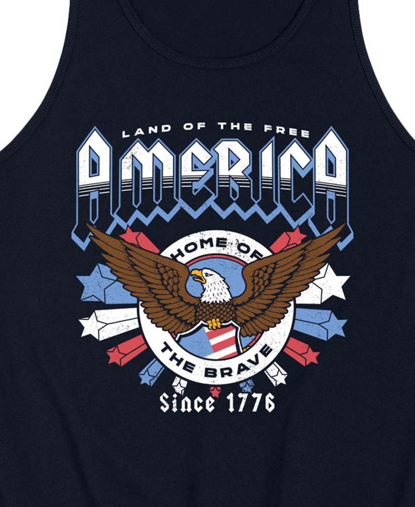 Мужской топ AIRWAVES America Rock Sleeveless Graphic, цвет: Тёмно-синий — фото 3