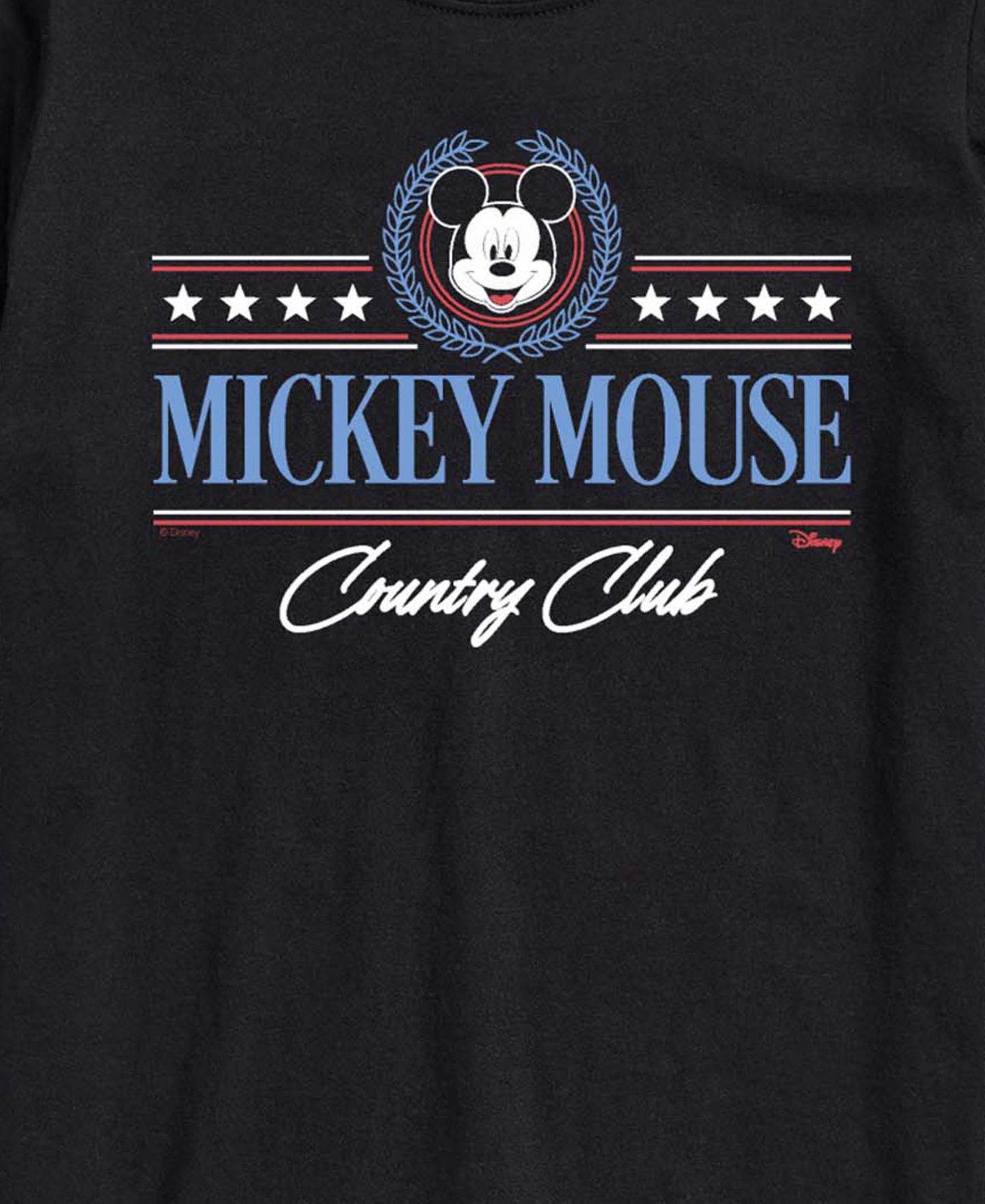 Мужская футболка AIRWAVES Disney Mickey Mouse Country Club Short-Sleeve, цвет: Чёрный — фото 3