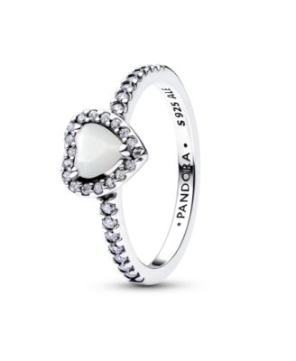 Elevated Princess Colored Heart Ring