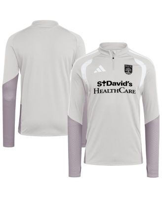 Men's Silver Austin FC 2026 Tiro Competition Quarter-Zip Training Sweatshirt