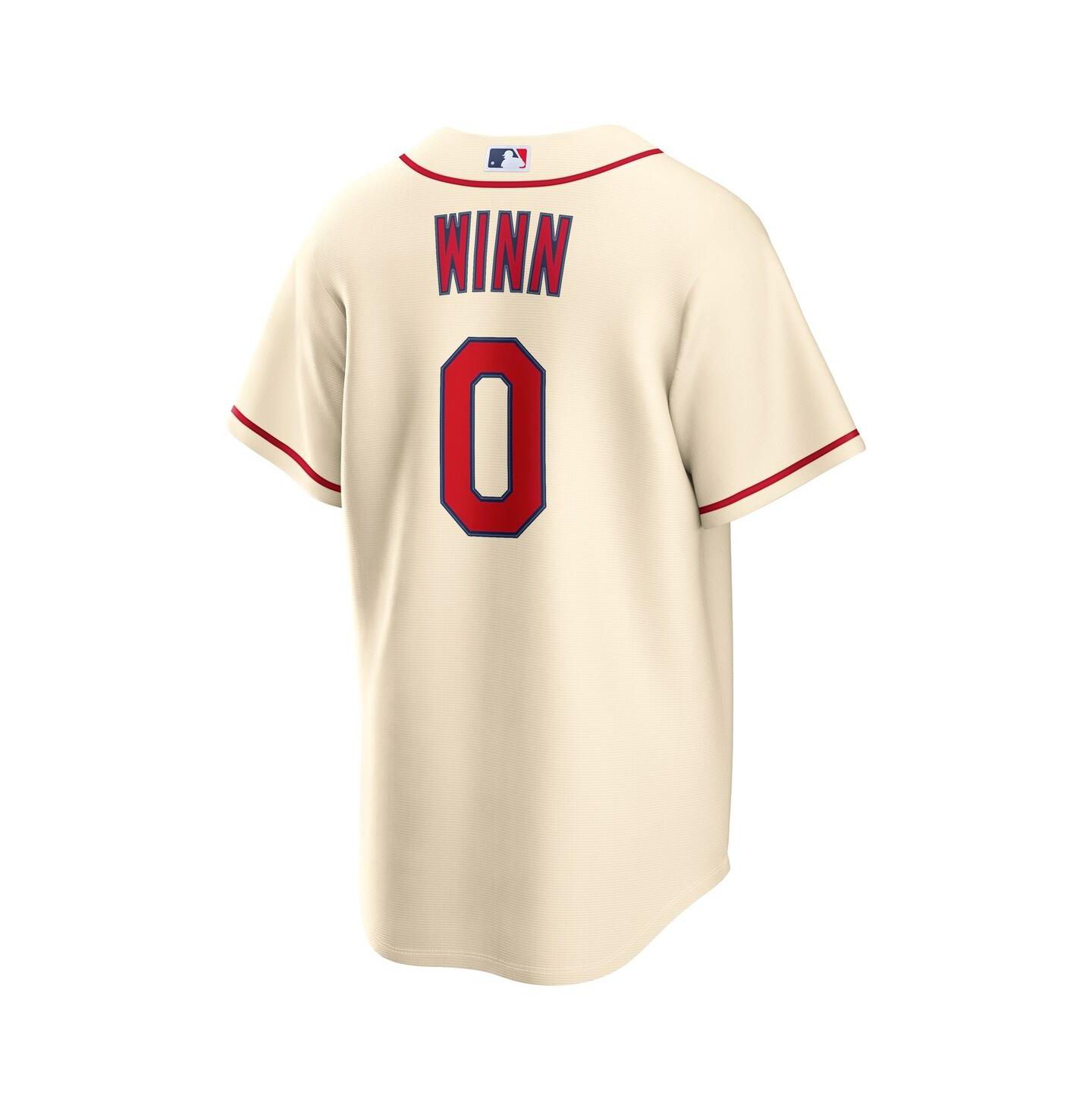 Мужской топ Nike Masyn Winn Cream St. Louis Cardinals Alternate Replica Jersey — фото 3
