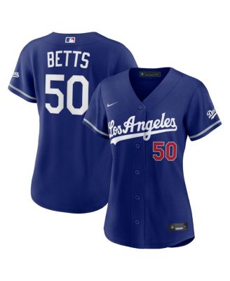 Women's Mookie Betts Royal Los Angeles Dodgers Alternate Stadium Jersey