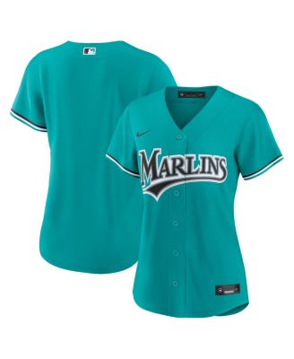 Women's Teal Miami Marlins Alternate Replica Jersey