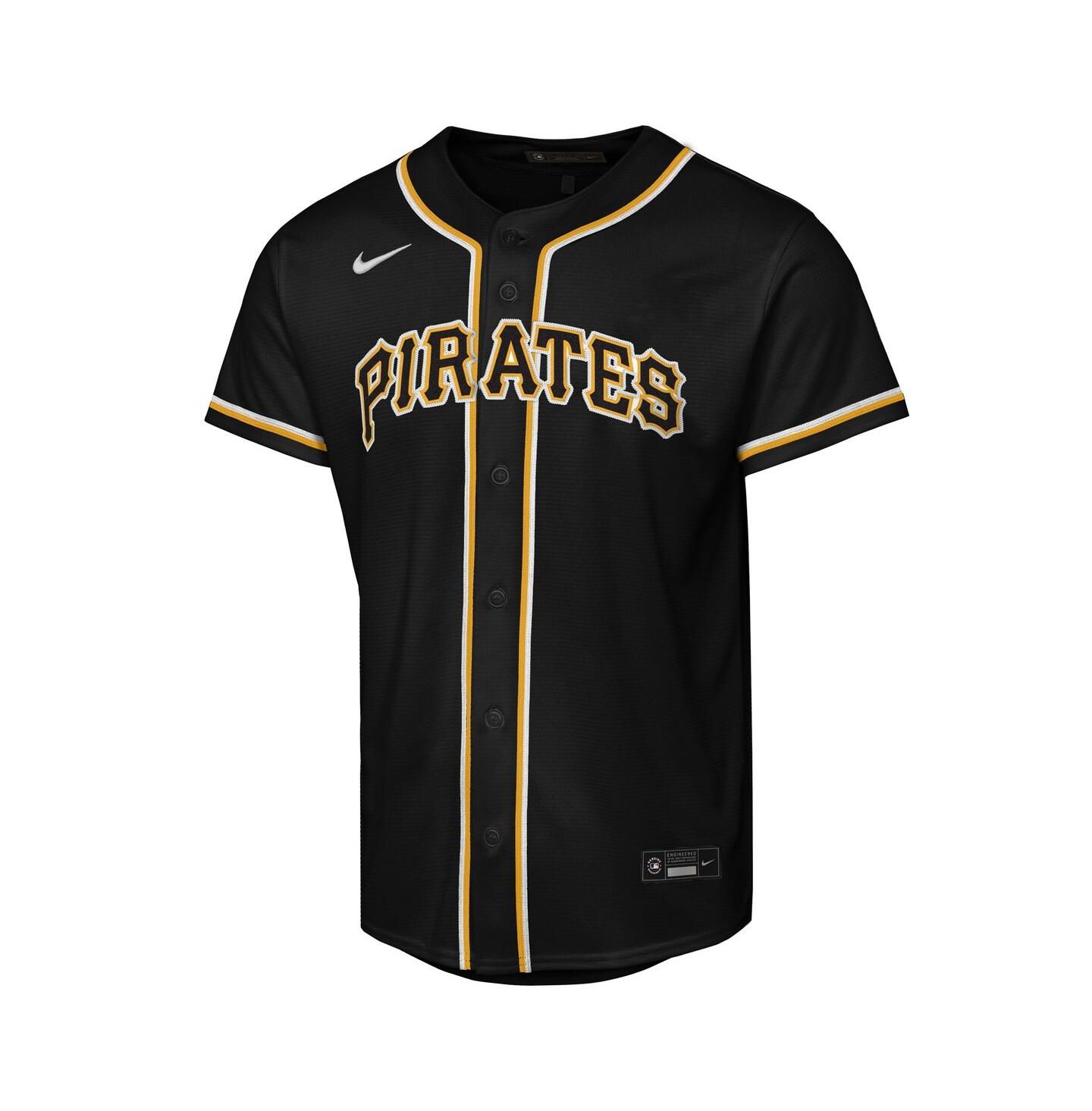 Детский топ Nike Paul Skenes Black Pittsburgh Pirates Fashion Replica Player Jersey — фото 2