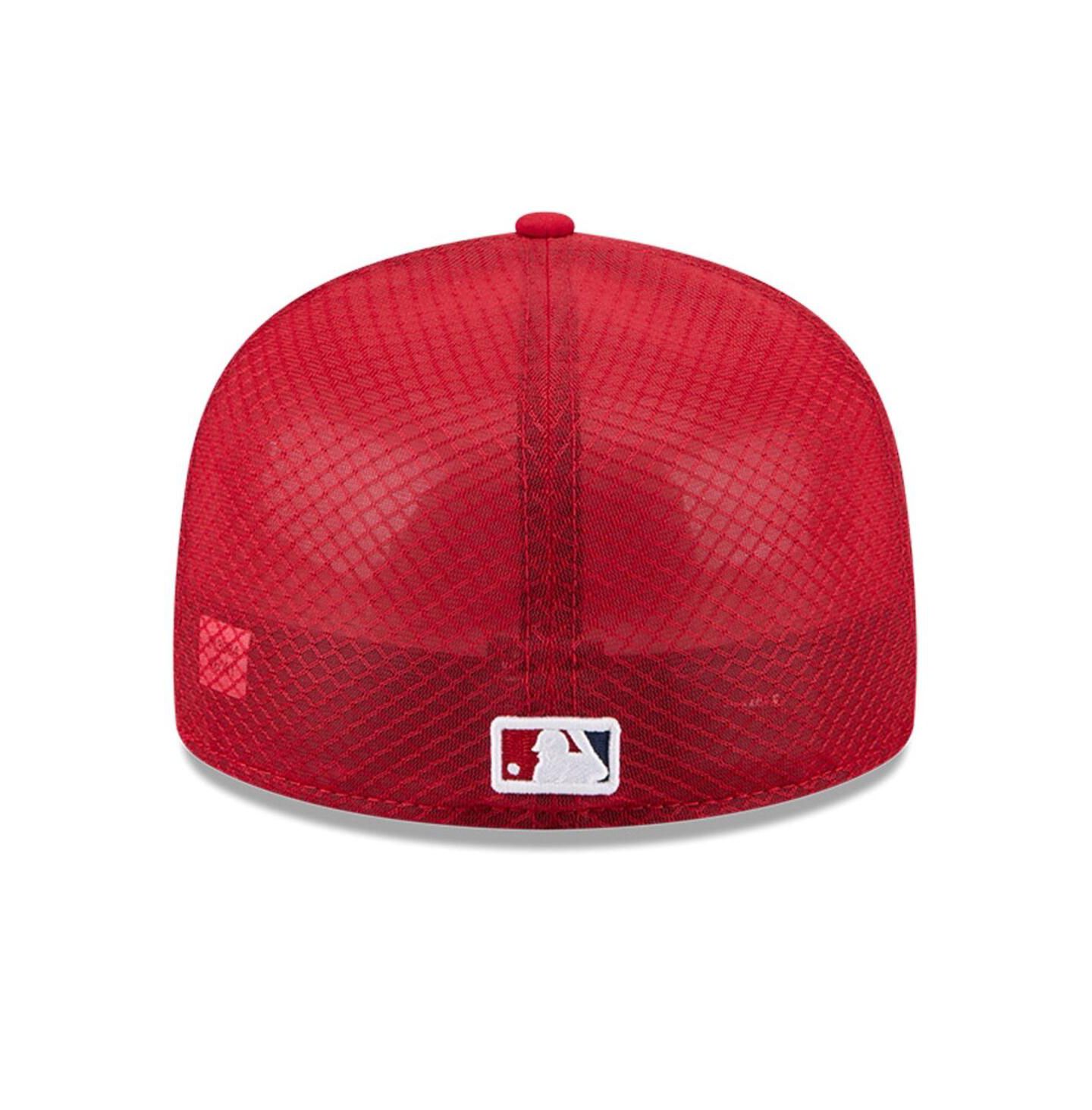 Мужская кепка New Era Red Washington Nationals 2026 Batting Practice 59FIFTY Fitted Hat — фото 4