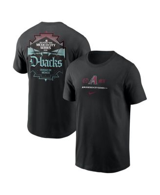 Men's Black Arizona Diamondbacks MLB World Tour: Mexico City Series Graphic T-Shirt