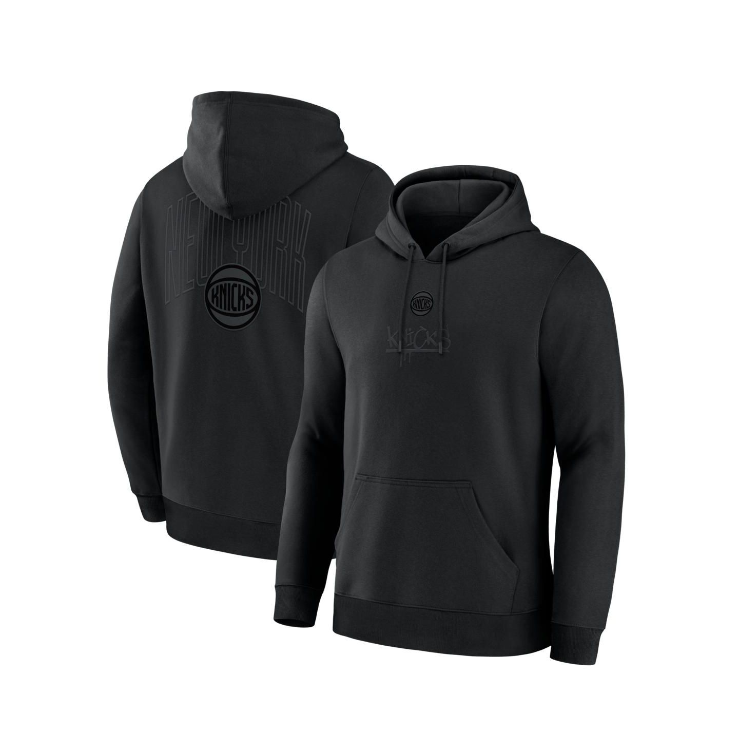 Мужское худи Fanatics New York Knicks Black Out — фото 1