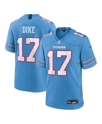 Men's Chimere Dike Light Blue Tennessee Titans Team Game Jersey
