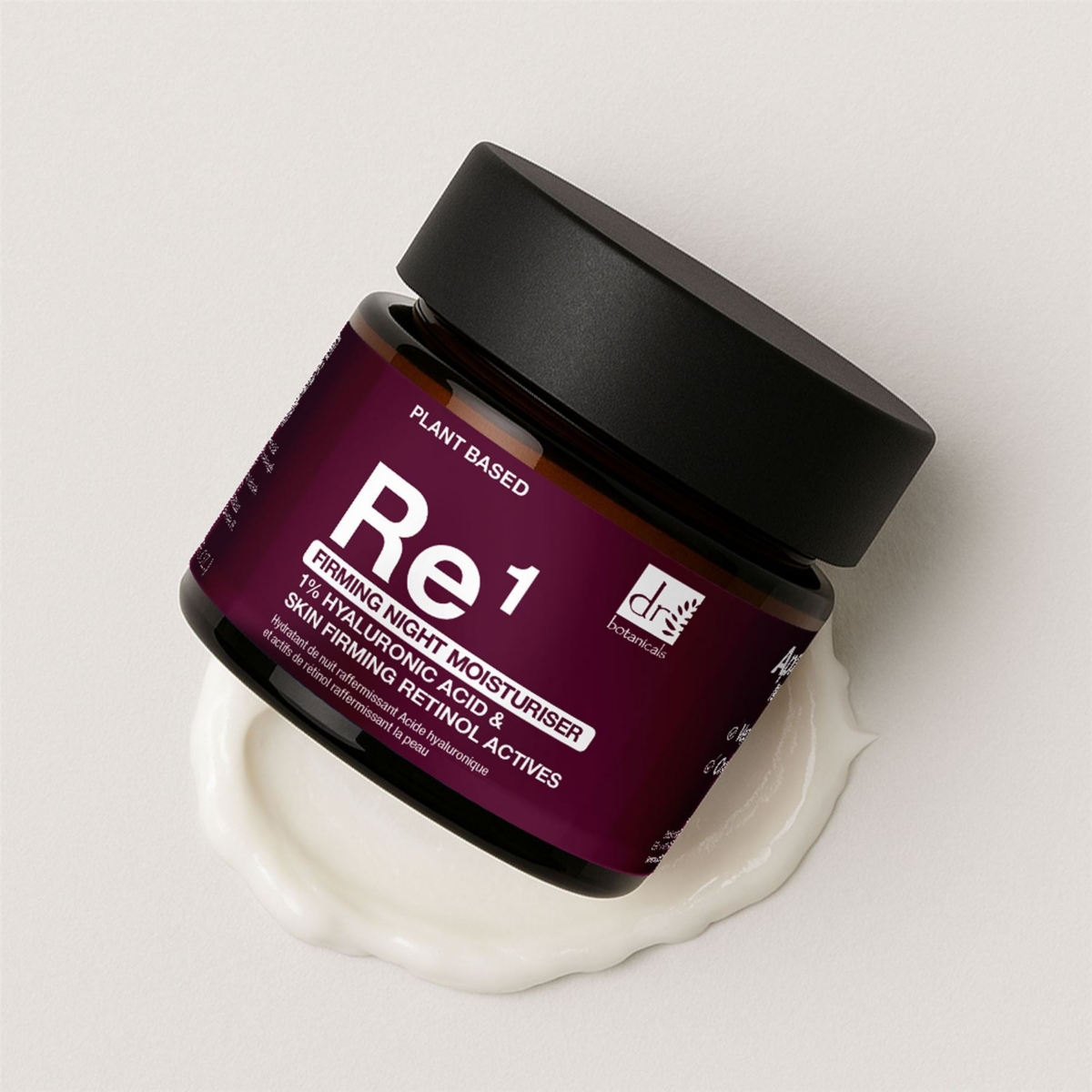 Dr. Botanicals Firming Night Moisturiser with 1 Percentage Hyaluronic Acid and Skin Firming Retinol Actives 60milliliter