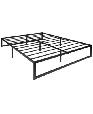 14" Metal Platform Bed With Steel Slat Support And 12.5" Of Underbed Storage - No Box Spring Or Foundation Required