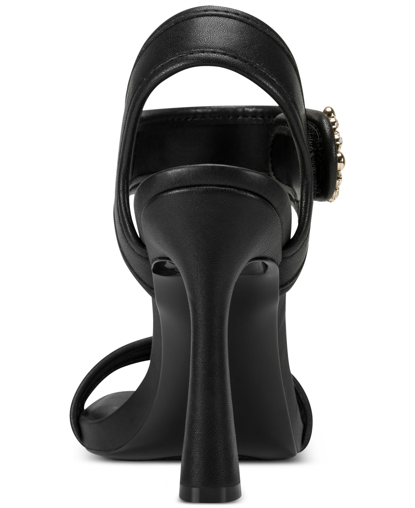 Женские сандалии KARL LAGERFELD PARIS Celida Dress Sandals, цвет: Чёрный гладкий — фото 3