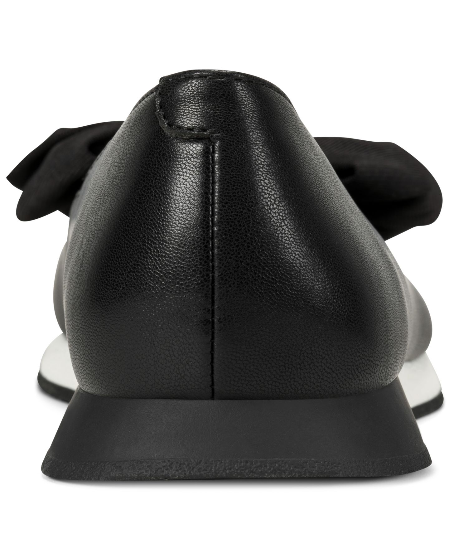 Женские кроссовки KARL LAGERFELD PARIS Magalia Bow Slip-On, цвет: Чёрный гладкий — фото 3