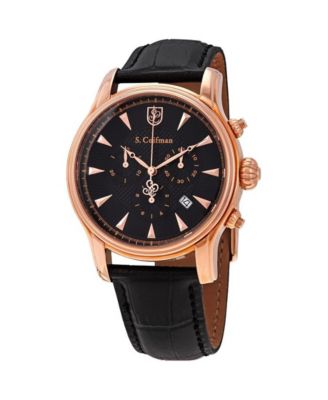 Men's S.Coifman SC0225 Heritage Quartz Chronograph Dial Watch