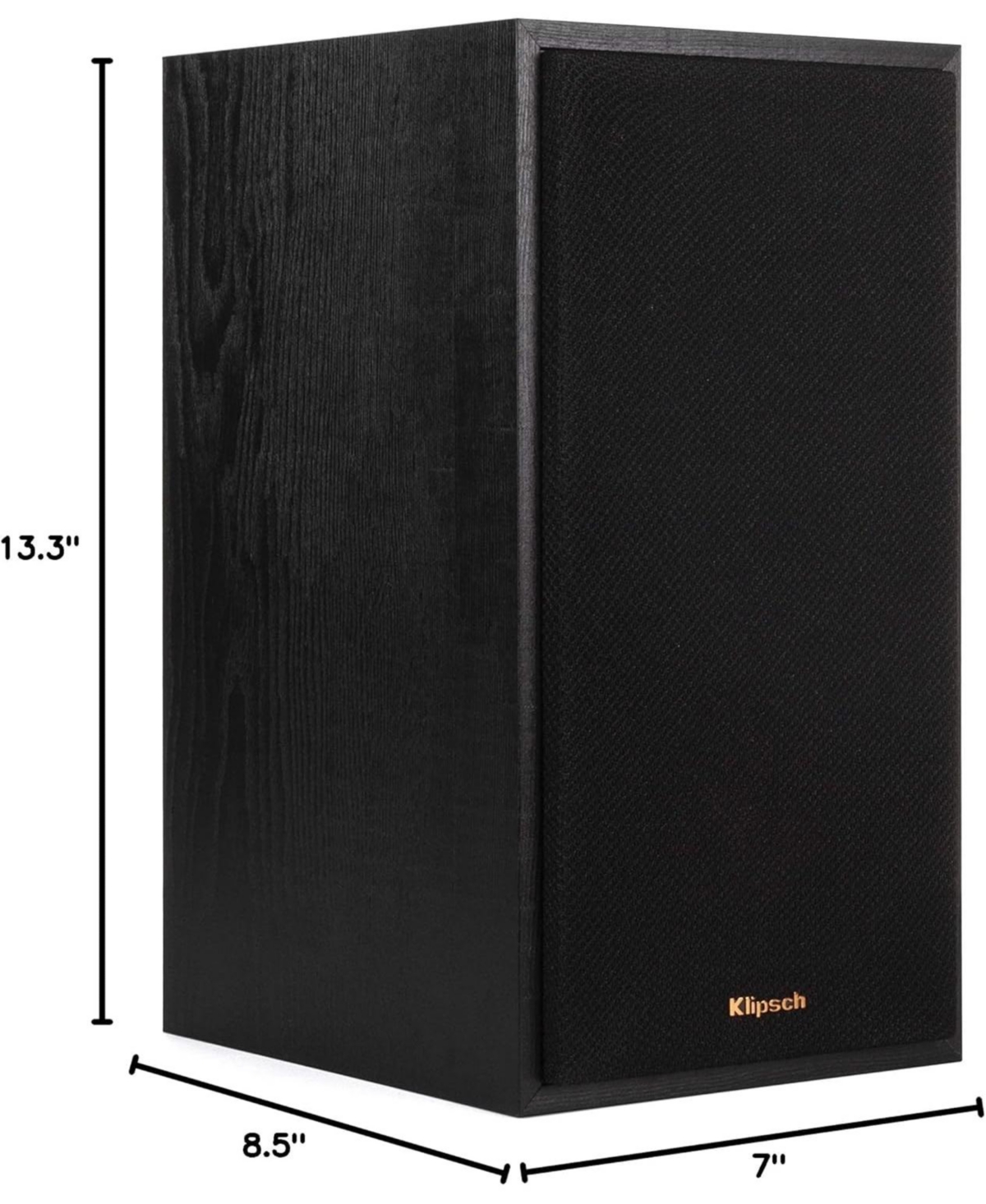 Klipsch R-51M Bookshelf Speaker Pair, 90x90 Tractrix Horn, 5.25" Copper Spun Woofer