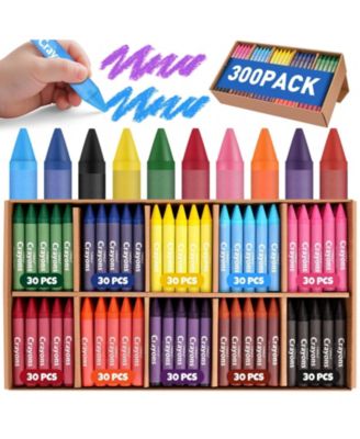 Bulk Crayons Kids Washable Unbreakable School Party Favors 300 Pack