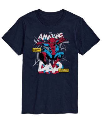 Men's Spiderman Amazing Dad Short-Sleeve Graphic T-Shirt