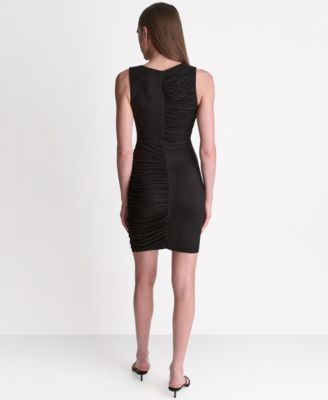 ladies black bodycon dress Women's With Net Sleeve Black / XL The dress is fitted to the body so you can adjust the length according to your taste.Go sporty casual with high tops Black Bodycon Dresses | Everyday