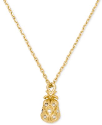 Gold-Tone Gifting Stay Sweet Short Pendant Necklace