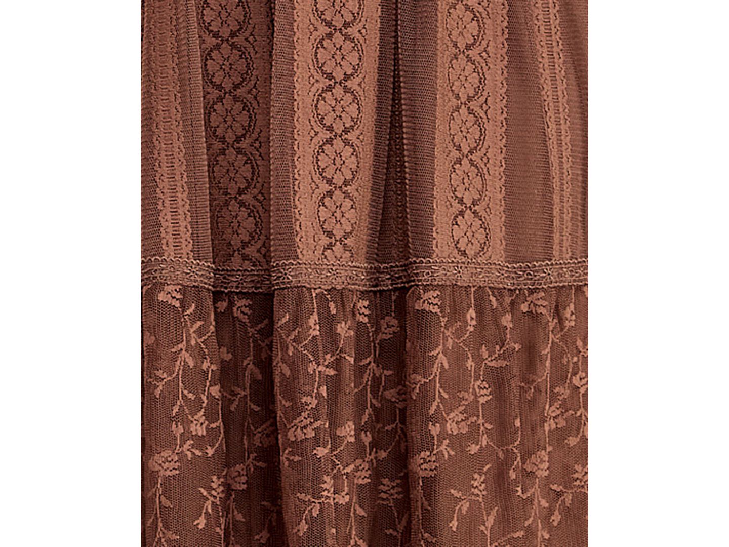 Женское платье SENI & CADE Juniors' Sweetheart Neck Midi, цвет: Коричневый — фото 6
