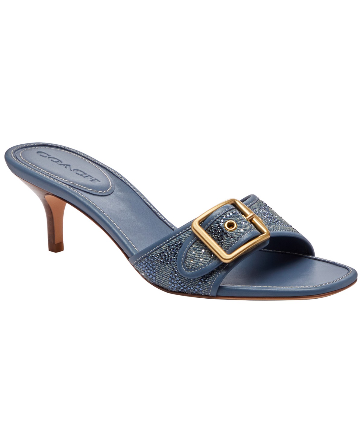 Женские сандалии COACH Women's Margot Slip-On Kitten Heel Sandals — фото 1