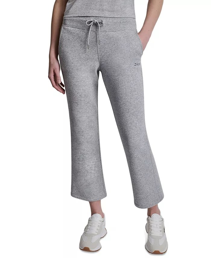 Women's Metallic Bubble Mid-Rise Crop Flare Pants - thumbnail 8