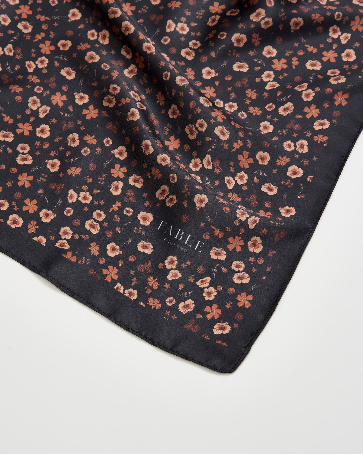 Fable England Women's Deco Blooms Silky Lightweight Scarf