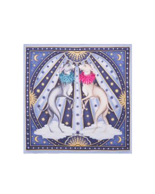 Women's Catherine Rowe Pet Portraits Whippet Silk Square Scarf