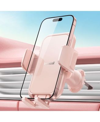 Car Air Vent Phone Holder with 4-Lock Stability and Thick Case Friendly Design