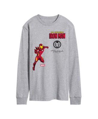 Men's Marvel Iron Man Invincible Long-Sleeve Graphic T-Shirt