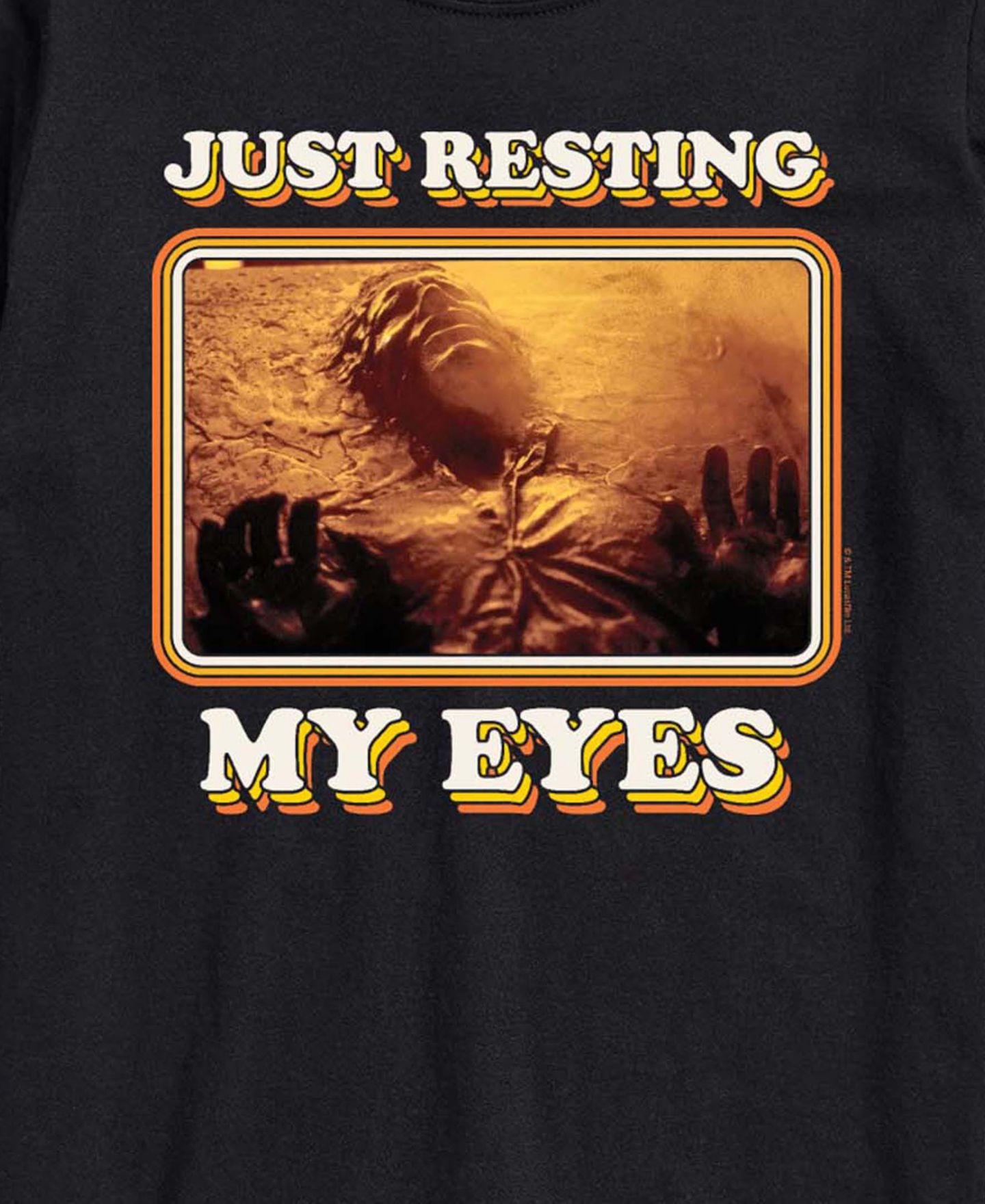 Мужская футболка AIRWAVES Resting My Eyes Short-Sleeve Graphic, цвет: Чёрный — фото 3