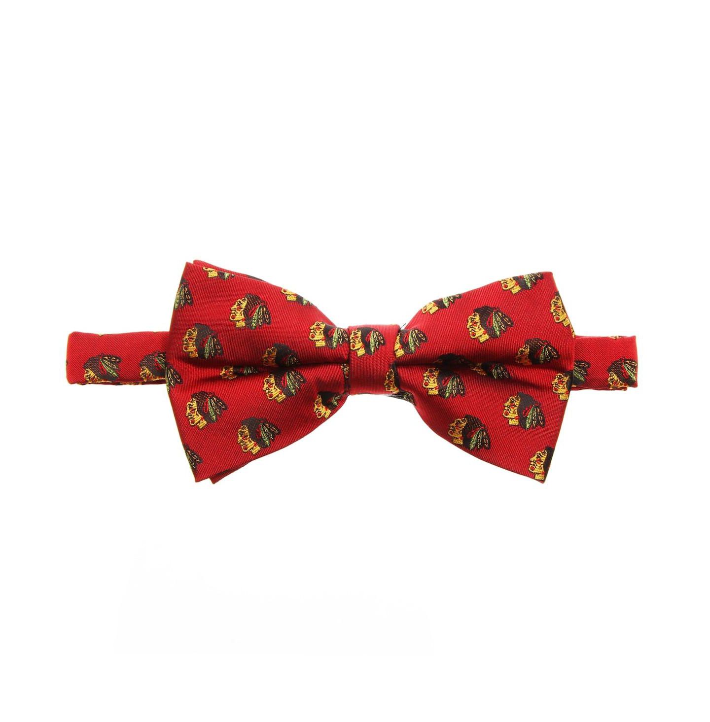 Мужской галстук-бабочка Eagles Wings Chicago Blackhawks Repeat Bow Tie — фото 1