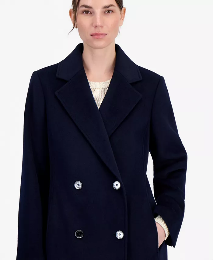 Women's Double-Breasted Maxi Coat - thumbnail 6
