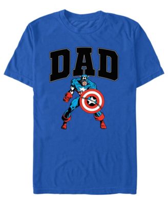 Fifth Sun - Men's Dad Cap Short-Sleeve T-Shirt Royal