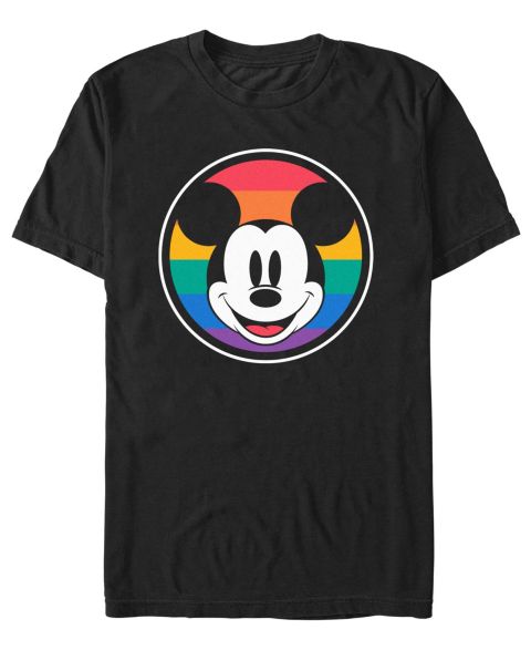 Мужская футболка Design By Humans Proud Mickey Short-Sleeve, цвет: Чёрный