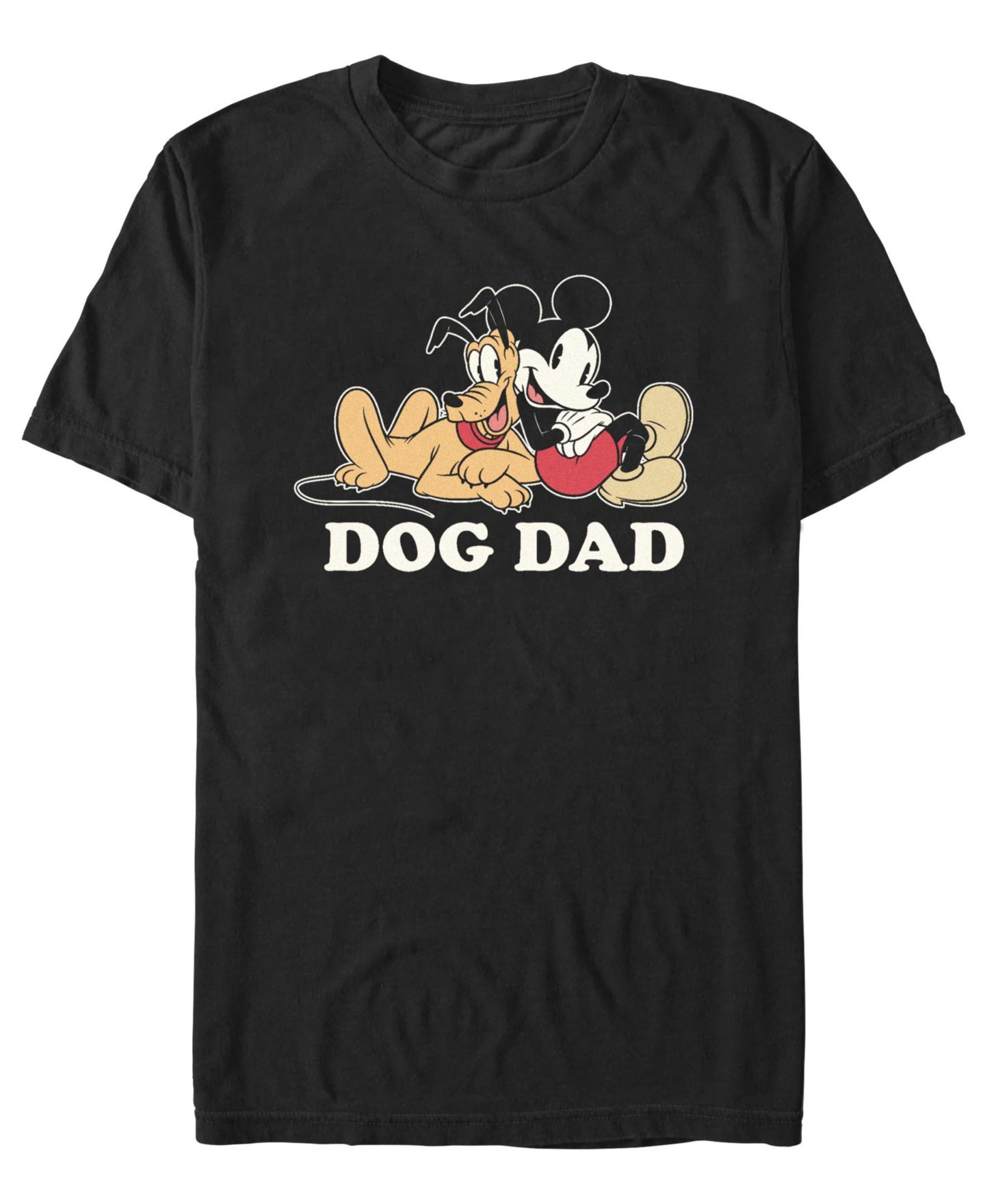 Мужская футболка Fifth Sun Mickey Dog Dad Short-Sleeve, цвет: Чёрный — фото 1