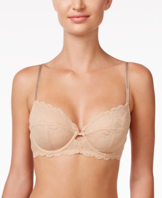 calvin klein women's seductive comfort unlined lace bra