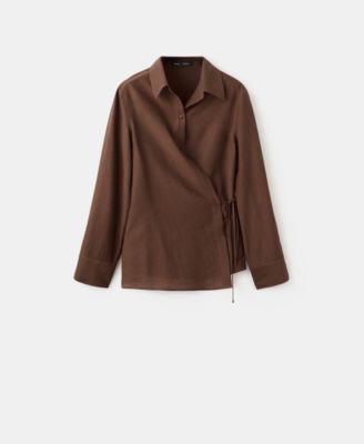 Women's Bow Wrap Shirt