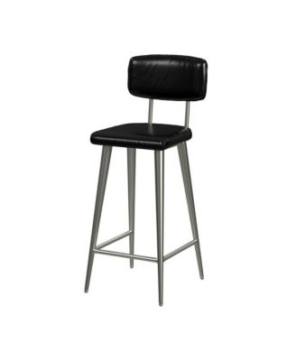 Saddle Leather Rectangular 26" Counter Stool