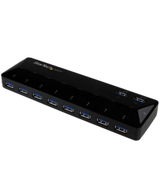 10-Port USB 3.0 Hub with Charge and Sync Ports