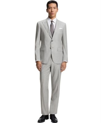 Men's Two-Piece Wool Blend Slim-Fit Suit