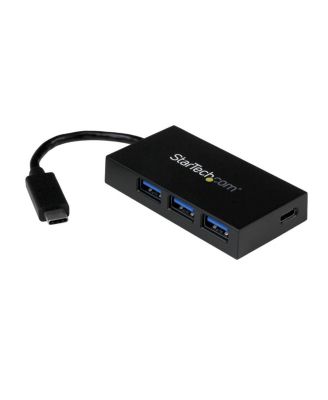 4-Port USB 3.0 Hub with USB Type-A and Type-C Connectors