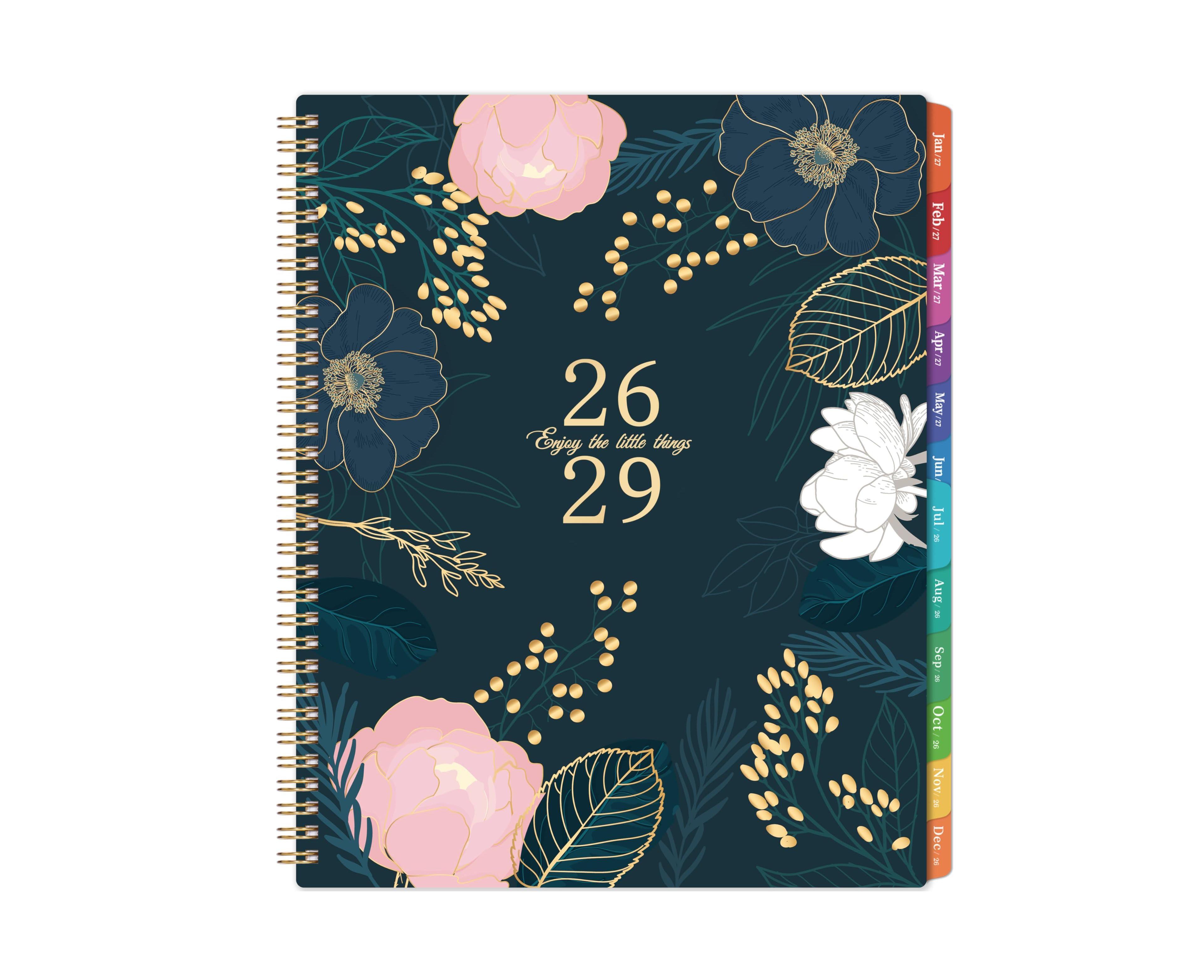 Gnuadz 2026-2029 Monthly Planner 3 Year Calendar Tabs Pocket Notes Twin-wire Binding