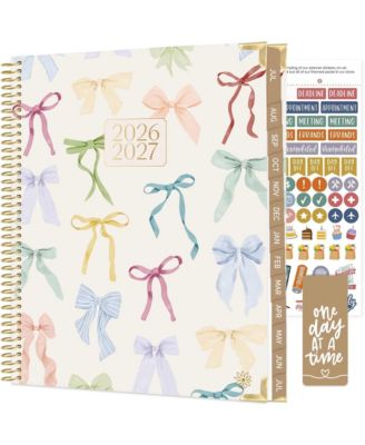 Hardcover Planner 2026-2027 Academic Year Monthly Weekly Agenda Book