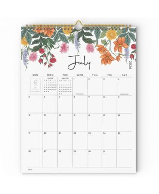 2026 Wall Calendar 18 Month Twin-Wire Binding