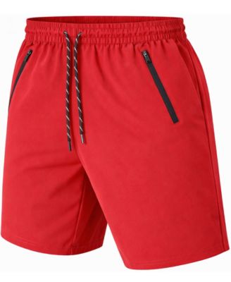 Men's Performance Training Shorts with Zipper Pockets