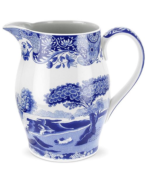 Spode Dinnerware, Blue Italian Liverpool Pitcher, 58 oz. & Reviews