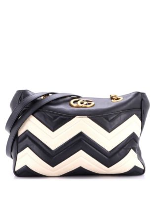 Medium GG Marmont Chain Tote Matelasse Leather