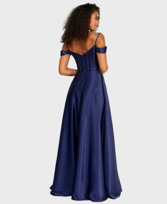 wedding dresses with lace bolero jackets NATALIA #1 / Off Shoulder Lace Bolero with Long Sleeves and Bustier