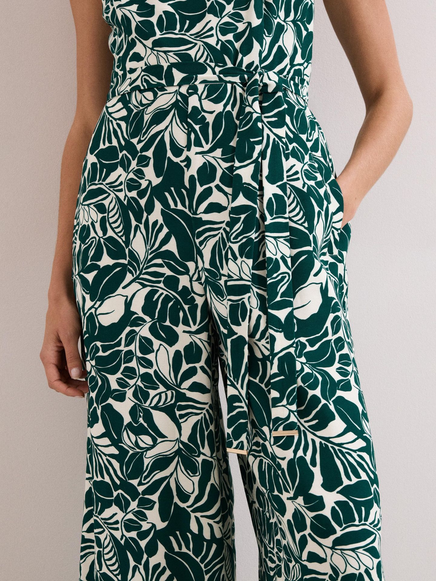 Женский комбинезон Phase Eight Marta Jumpsuit, цвет: Средний зелёный — фото 2